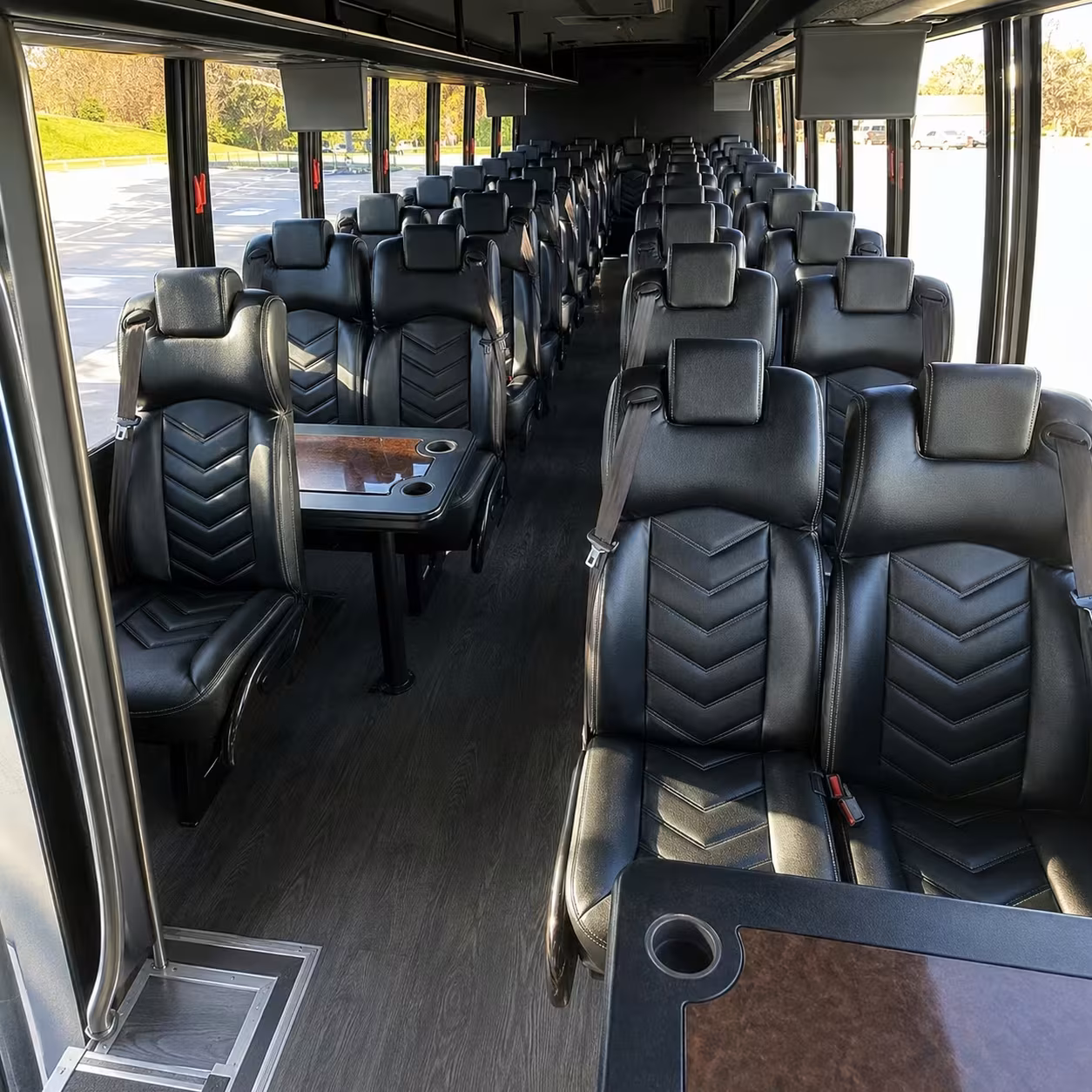 25 passenger minibus interior