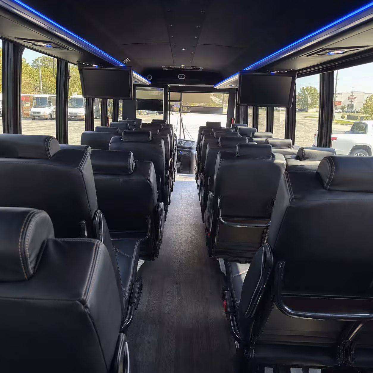 30 passenger minibus interior