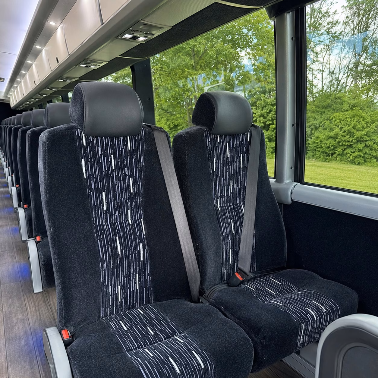 corporate event and employee charter bus rentals in lewisville