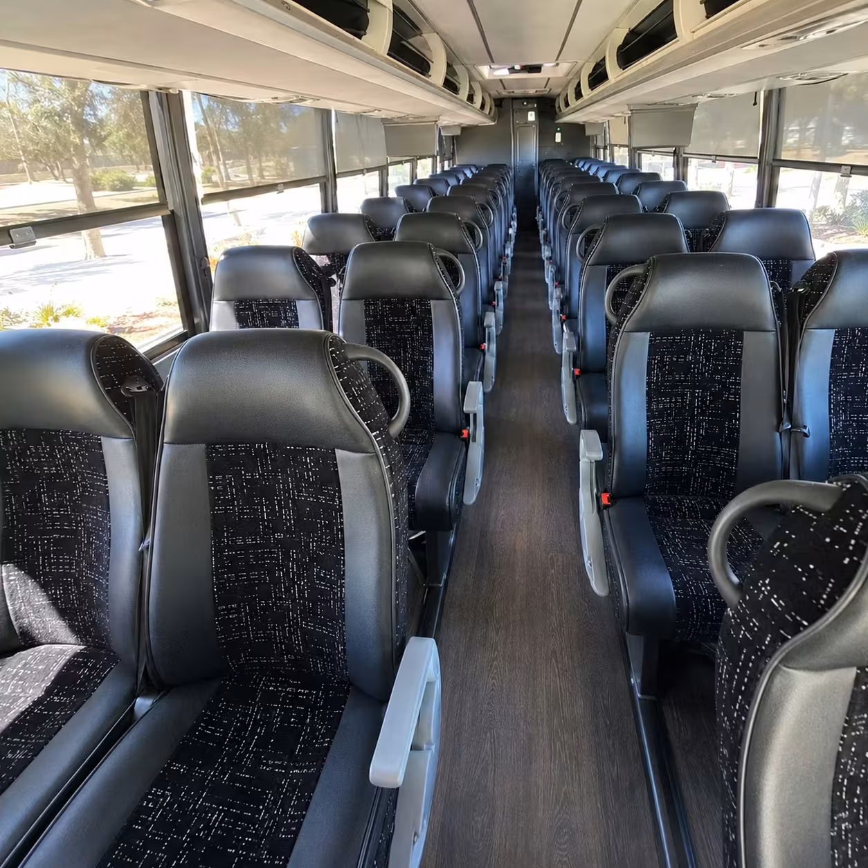 lewisville charter bus interior