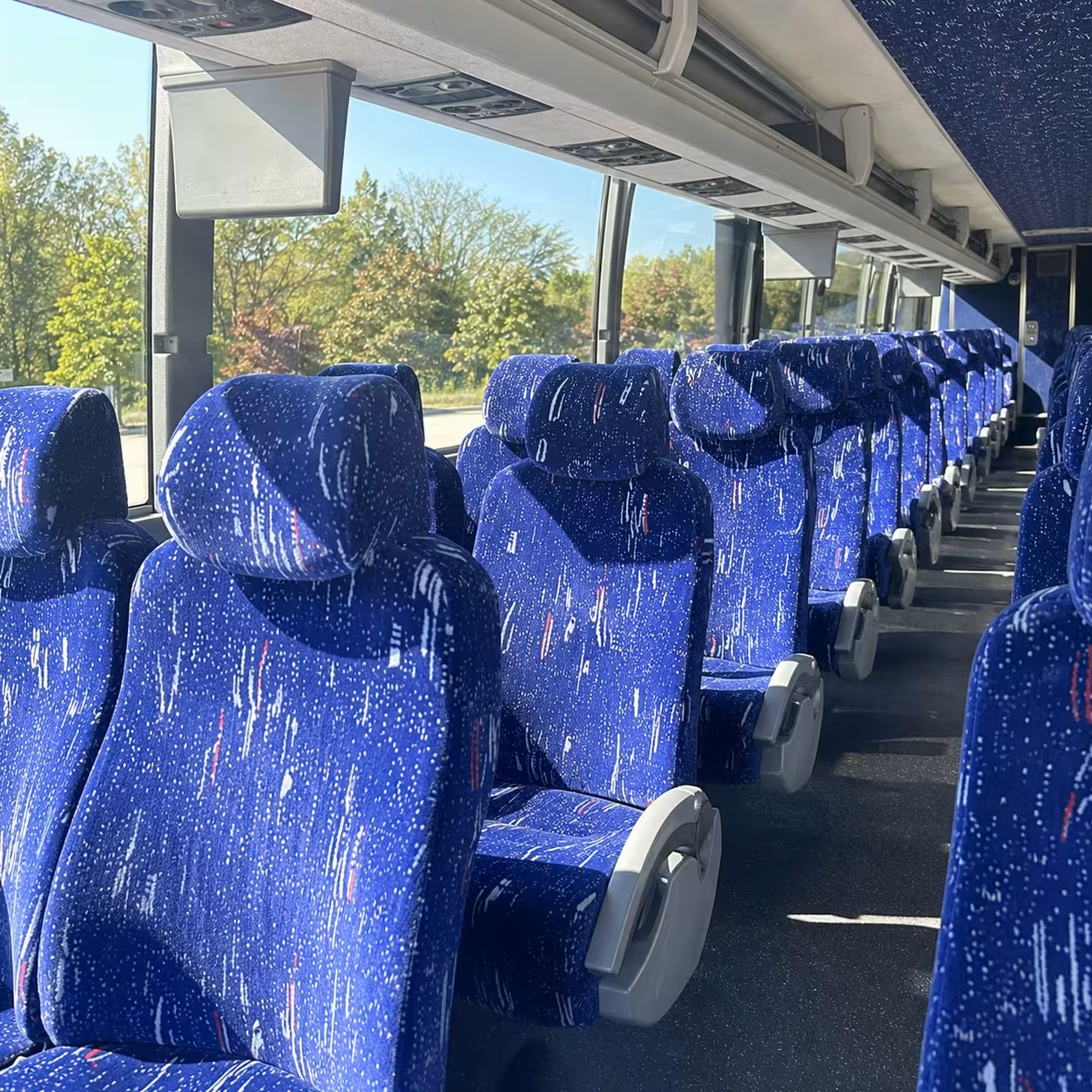 lewisville charter bus rentals for cross base military travel