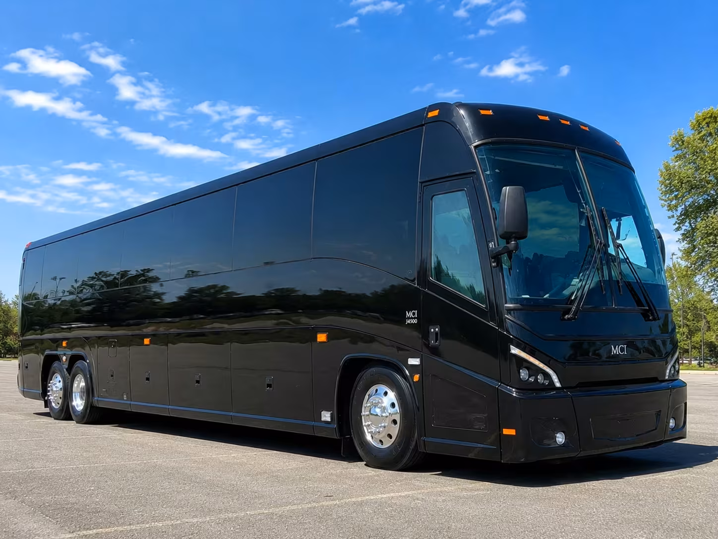 lewisville wedding shuttle buses for lake park and old town
