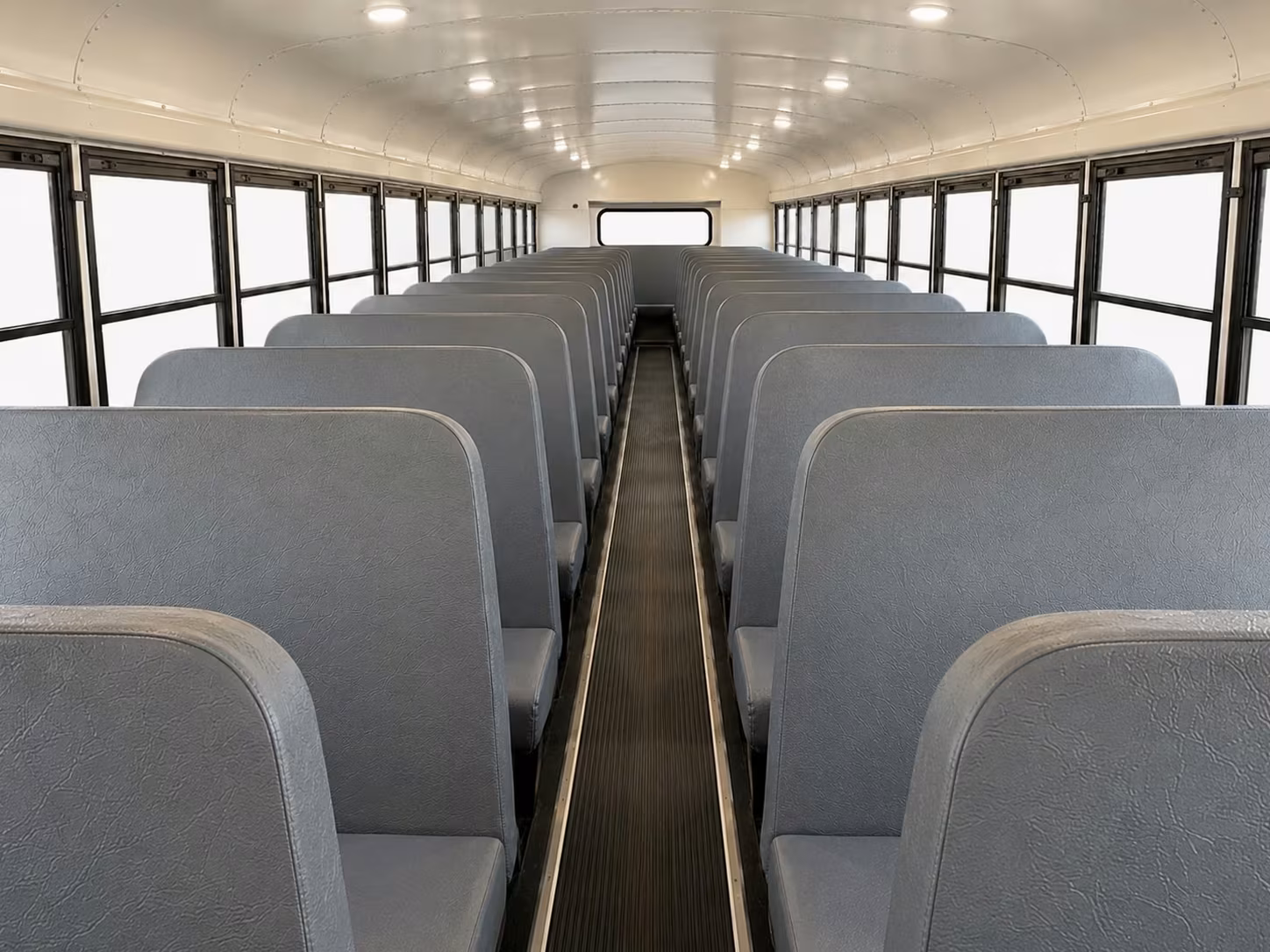 school bus inside